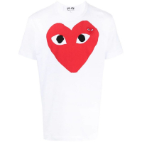 Comme Des Garçons Play T-shirt 'Logo-Print' pour Hommes