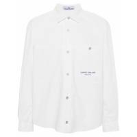 Stone Island Men's 'Stripe-Detail' Overshirt