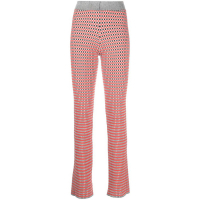 Paco Rabanne Pantalon 'Check-Pattern' pour Femmes