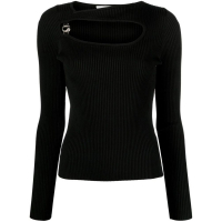 Coperni Women's 'Cut-Out Ribbed' Long Sleeve top