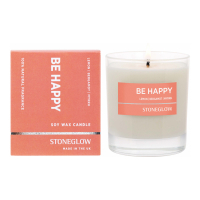 StoneGlow 'Be Happy' Scented Candle