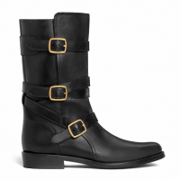 Celine Women's 'Lyra Triple Buckles' Long Boots