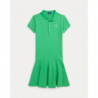 Ralph Lauren 'Stretch' Polo-Kleid für große Mädchen