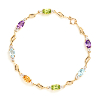 Di Joya Women's 'Mon Arc En Ciel' Bracelet