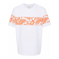 Maison Kitsuné T-shirt 'Floral-Print' pour Hommes
