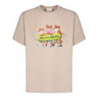 Maison Kitsuné 'Fox-Motif' T-Shirt für Herren