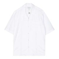 Marine Serre Men's 'Lace-Detail' Short sleeve shirt