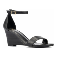 New York & Company Women's 'Sharona Ankle Wrap' Wedge Sandals