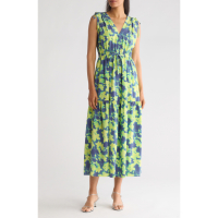 Calvin Klein 'Floral Commuter' Maxi Kleid für Damen