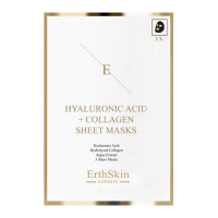 ErthSkin Set de masques en feuilles - 3 Pièces 'Hyaluronic Acid & Collagen'