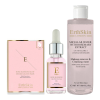 ErthSkin 'Rosemary Extract + Rose Blossom' Anti-Aging-Pflegeset - 3 Stücke