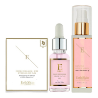 ErthSkin 'EGF Cell Effect + Rose Blossom +Double Collagen + Rose' Anti-Aging Care Set - 3 Pieces