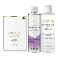 ErthSkin 'Two Phase + Hyaluronic Acid + Hyaluronic Acid & Collagen' Anti-Aging Care Set - 3 Pieces