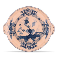 GINORI 1735 'Cipria - Oriente Italiano' Cake Plate - 34 x 30.3 cm
