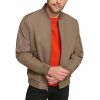 Calvin Klein Veste 'Solid-Color Zipper Flight' pour Hommes