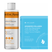 Dr. Eve_Ryouth 'Refreshing And Hydrating 2 In 1 + Youth Eye Rejuvenation' Augenpolster, Mizellares Wasser - 2 Stücke