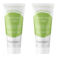 London Botanical Laboratories Crème contour des yeux 'Avocado & CBD 8-Hour Moisture' - 20 ml, 2 Pièces