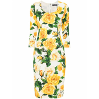 Dolce & Gabbana 'Floral' Midi Kleid für Damen