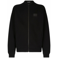 Dolce & Gabbana Sweatshirt 'Logo-Appliqué Zip-Up' pour Hommes