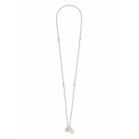 Dolce & Gabbana 'Logo-Plaque Pearl-Pendant' Necklace