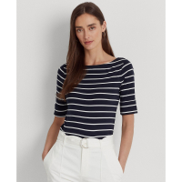 LAUREN Ralph Lauren 'Striped' 3/4 Arm Top für Damen