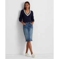 LAUREN Ralph Lauren Women's Denim Skirt