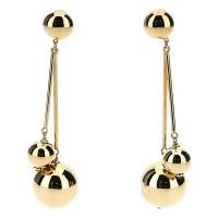Carolina Herrera Women's 'Double Gold Ball' Earrings