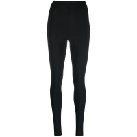 Wardrobe.NYC Leggings 'Elasticated-Waist Rear-Slit' pour Femmes