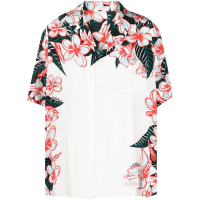 Valentino Garavani Men's 'Hula Girl Print Bowling' Short sleeve shirt