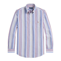 Polo Ralph Lauren Chemise 'Logo-Embroidered Striped' pour Hommes