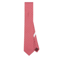 Ferragamo 'Geometric Gancini-Print' Krawatte für Herren