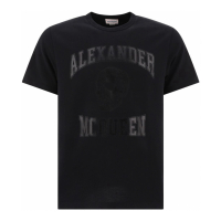 Alexander McQueen Men's 'Faded-Logo' T-Shirt