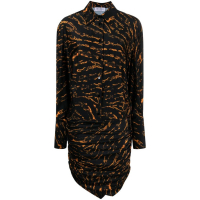 The Attico Robe chemise 'Abstract-Patterned' pour Femmes