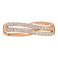 Diamanta Women's 'Curl' Ring