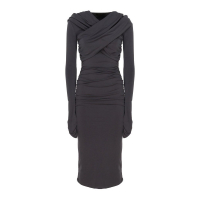 The Andamane Women's 'Fitted With Hood' Long-Sleeved Dress