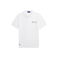 Polo Ralph Lauren 'Ombré Logo Cotton Mesh' Polohemd für großes Jungen