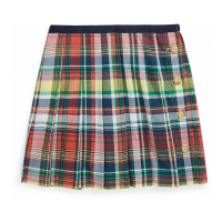 Polo Ralph Lauren Big Girl's 'Pleated  Madras' Mini Skirt