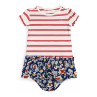 Polo Ralph Lauren Baby Girl's 'Striped' Dress & Bloomer Set