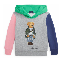 Polo Ralph Lauren Sweatshirt à capuche  'Bear Color-Blocked' pour Enfant et petit garçon