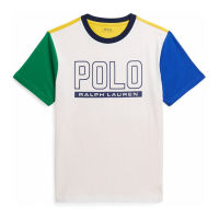 Polo Ralph Lauren 'Color-Blocked Logo' T-Shirt für großes Jungen