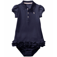 Polo Ralph Lauren Kids Baby Girl's 'Ruffled' Dress & Bloomer Set