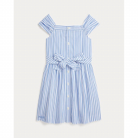 Ralph Lauren 'Striped' Ärmelloses Kleid für Kleine Mädchen