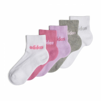 Adidas Children's 'IR8229' Socks - 5 Pairs