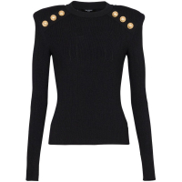 Balmain Women's 'Button-Embellished' Sweater