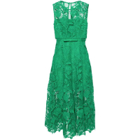 Self Portrait Women's 'Guipure-Lace Belted' Midi Dress