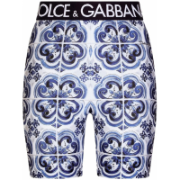 Dolce & Gabbana Short de cyclisme 'Majolica' pour Femmes