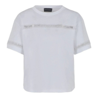 Emporio Armani 'Logo-Embroidered' T-Shirt für Damen