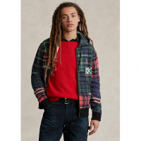 Polo Ralph Lauren Men's 'Patchwork Print Fleece Full Zip Hoodie'