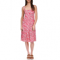 MICHAEL Michael Kors 'Long Soft Zebra Midi Dress' für Damen
