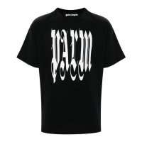 Palm Angels 'Gothic Logo-Print' T-Shirt für Herren